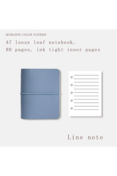 Choice A7 Blue A7 notebook with 5 holes, loose leaf notebook, m5 simple, arti...