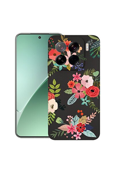 bestcase Husă pentru Xiaomi 15 Pro, Silicon subțire premium de 1.2MM, Flori, ...