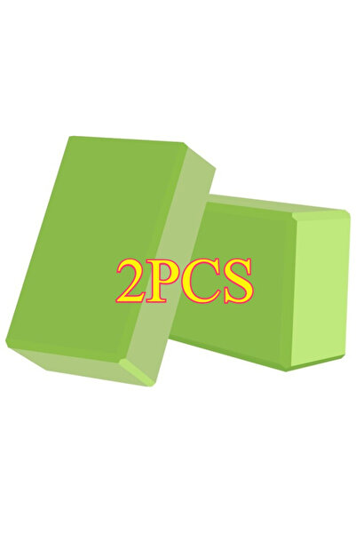choice2 2pcs Green 2PCS EVA Yoga Block Yoga Building Blocks Moisture-Proof Hi...