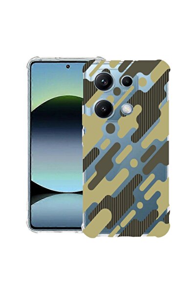 bestcase Αντικραδασμική Θήκη Συμβατή με OPPO A6 Pro, με Πράσινο Σχέδιο Παραλλ...