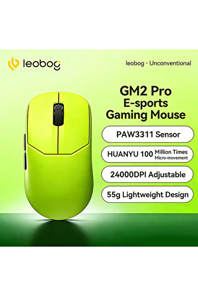 Choice3 army green LEOBOG GM2 Wireless Mouse Triple Mode Wired Bluetooth for ...