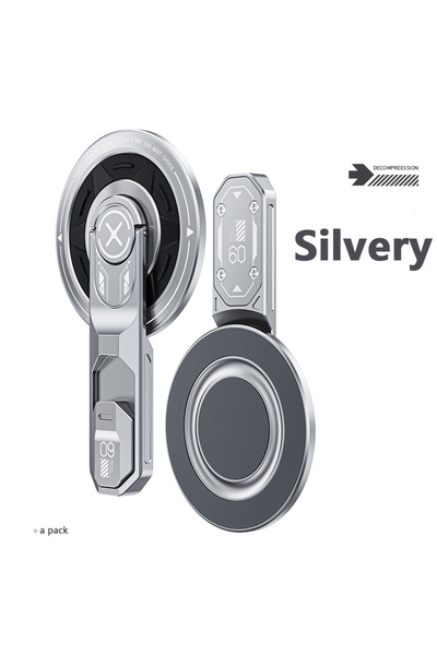 choice2 T9 silvery Mobile phone ring buckle back sticker stand ultra-thin mob...