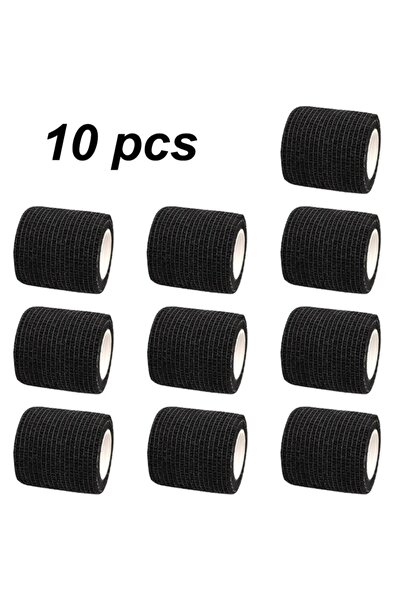 Choice5 5cm X 4.8m 10PCS Black 12/10pcs Colorful Sport Self Adhesive Elastic ...