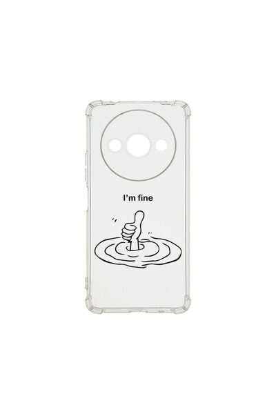 bestcase Θήκη για Xiaomi Redmi A3, Αντικραδασμική 1.5MM, I'm Fine, Προστασία ...