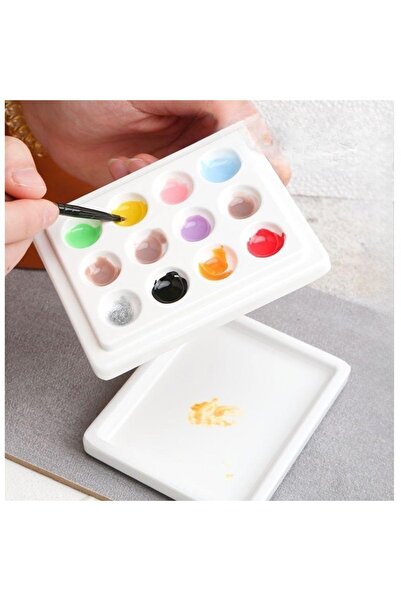 Choice SeamiArt 12 Grid Mini Watercolor Palette With Cover Lllustrated Childr...
