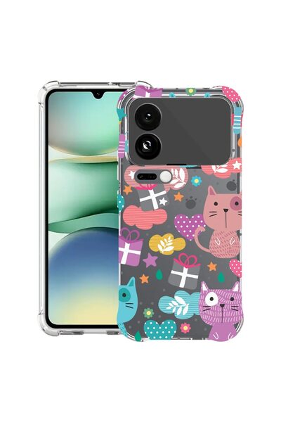 bestcase Husă Antișoc Compatibilă cu Xiaomi 17 Pro Max, cu Design Pisică Drăg...