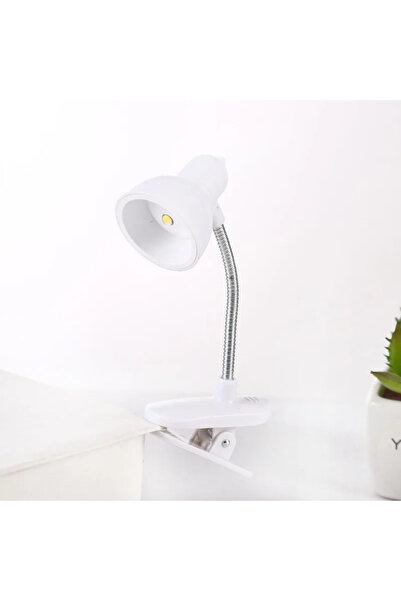 Choice1 WHITE 1Pcs Portable Eye-Friendly Reading Lamp - Warm & Bright Clip-On...
