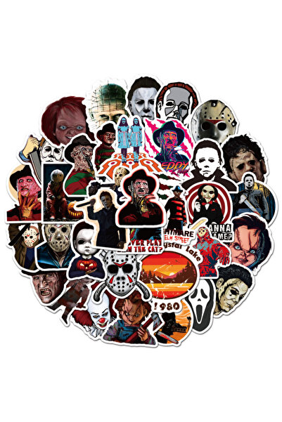Choice 50PCS 50PCS Thriller Horror Character Cartoon Graffiti Laptop Refriger...