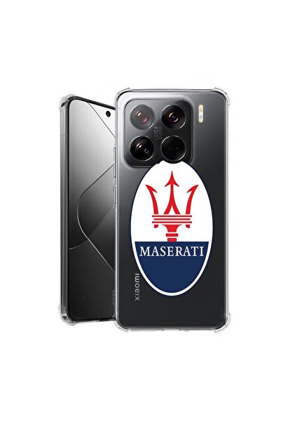 bestcase Калъф за Xiaomi 15, Удароустойчив 1.5ММ, Мазерати, Защита на камерат...