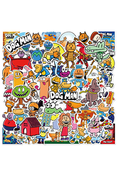 Choice 50PCS 50PCS Animated Movie Cute Dog Man Sticker Cute Fun Graffiti Deca...