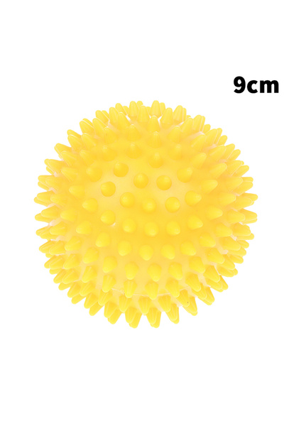 Choice1 9cm Yellow Massage Spiky Ball 7/9cm Training Muscle Pain Stress Relax...