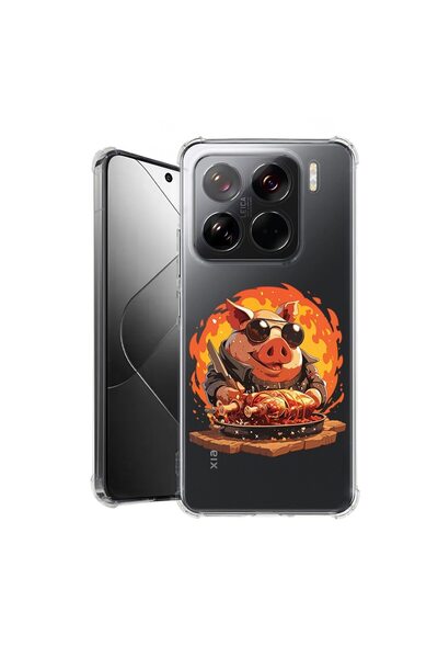 bestcase Θήκη για Xiaomi 15 Pro, Αντικραδασμική 1.5MM, Pig's Life, Προστασία ...