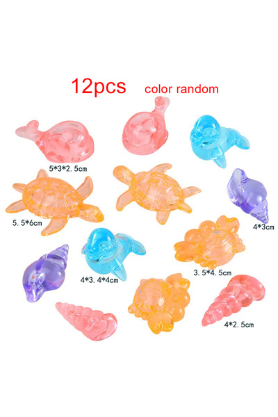 Choice5 12pcs HDBS Simulated Goldfish/Gemstone Plastic Summer Pool Decoration...