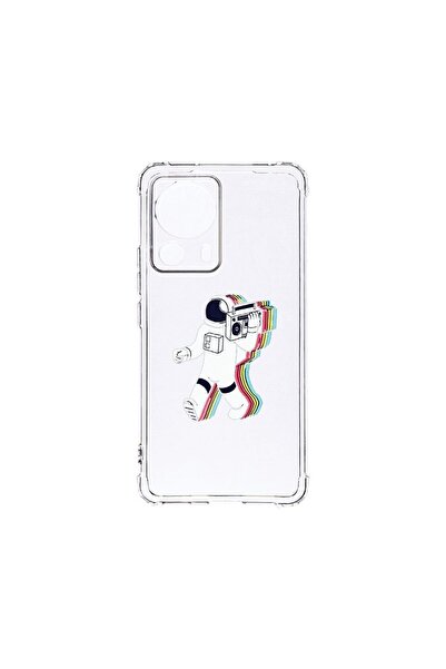 bestcase Противоударен калъф 1.5ММ, съвместим с Xiaomi 13 Lite, Walk On Moon,...