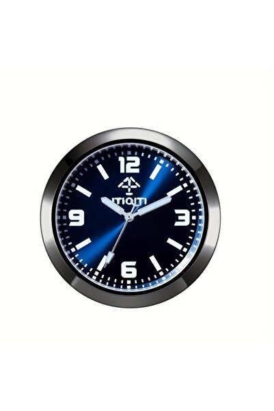 Choice1 1set Black Case Font Luminous Decoration Car Clocks Mini Quartz Analo...