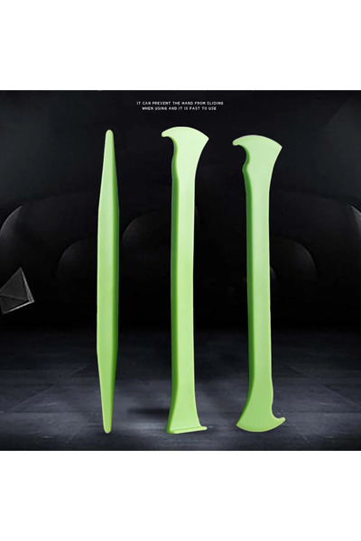 Choice1 Green ALIWRAP 3Pcs Vinyl Car Wrap Tool Micro Stick Squeegee Window Ti...