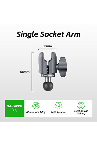 Choice DA-80PRO(17) FANAUE Aluminum Alloy Independently Rotatable Single Sock...