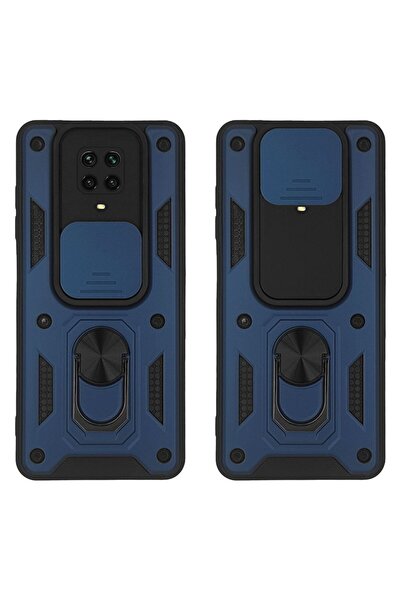 Sonique Θήκη Ring Armor CamPro για Xiaomi Redmi Note 9S/9 Pro Μπλέ