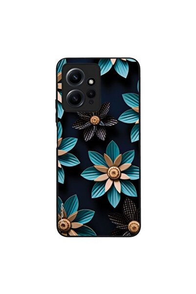 Sonique Θήκη 3D Flower Series για Xiaomi Redmi Note 12 4G Γαλάζιο