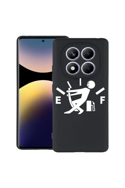 bestcase Калъф за Xiaomi Redmi Note 14 Pro 4G, Out Of Fuel, Тънък силиконов 0...