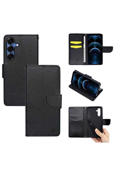Sonique Θήκη Πορτοφόλι Trend Wallet Samsung Galaxy S25 Plus Μαύρο