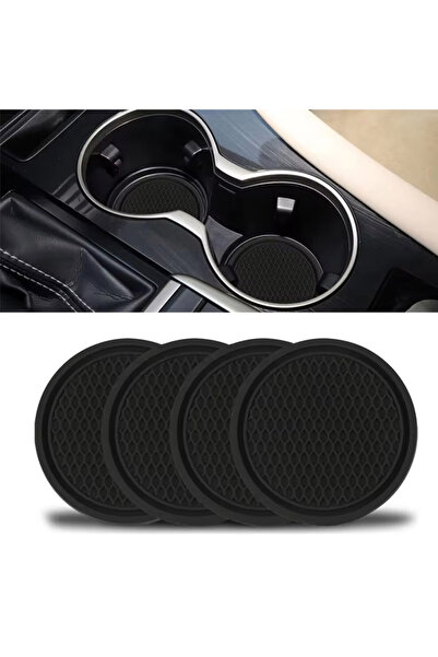 Choice 4pcs/set New Car Cup Holder Anti-Slip Silicone Insert Coaster Mat Univ...