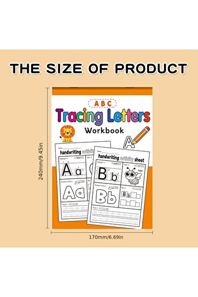 Choice 1Pc 1 Children's Alphabet Practice Book, Handwriting Practice Book for...