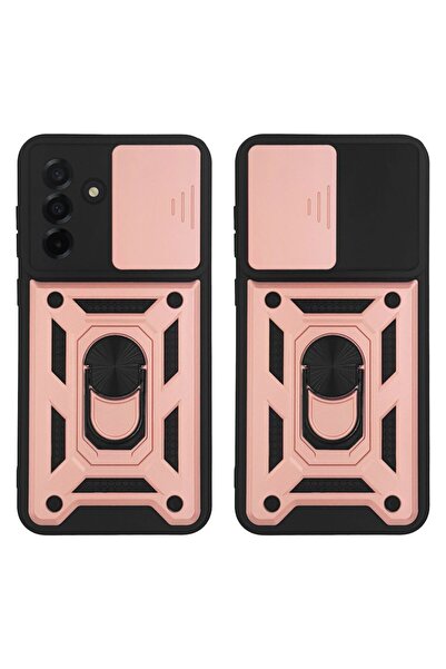 Sonique Θήκη Ring Armor CamPro για Samsung Galaxy A26 5G Ροζ Χρυσό