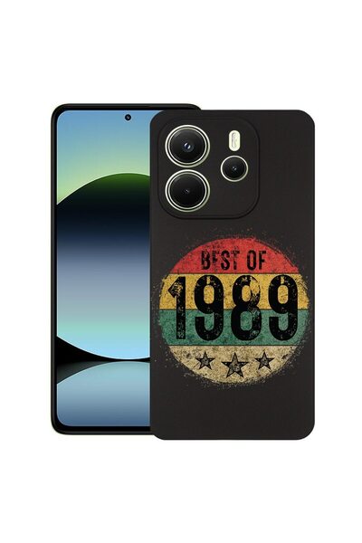bestcase Силиконов тънък калъф за Xiaomi Redmi Note 14 4G, Best Of 1989, 1926...