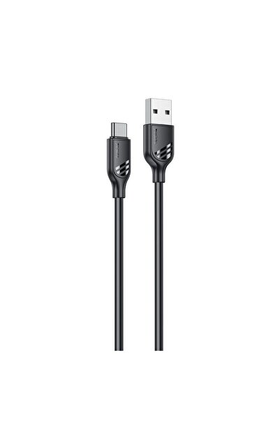 Yesido Καλώδιο CA126C USB-A σε USB-C 18W 1m Μαύρο