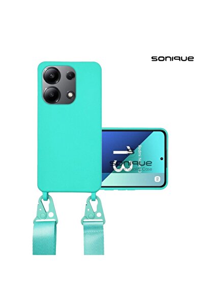 Sonique Θήκη Σιλικόνης με Strap CarryHang Xiaomi Redmi Note 13 4G Γαλάζιο