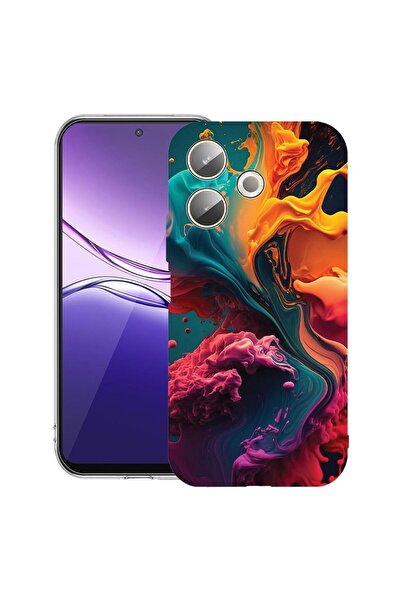 bestcase ¬Æ Husa Clear Silicon pentru OPPO A5 Pro 5G, Liquid Colors, 2042415 ...