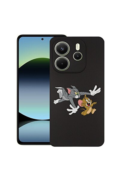 bestcase ¬Æ Husa pentru Xiaomi Redmi Note 14, Tom And Jerry, Slim Silicon 0.8...