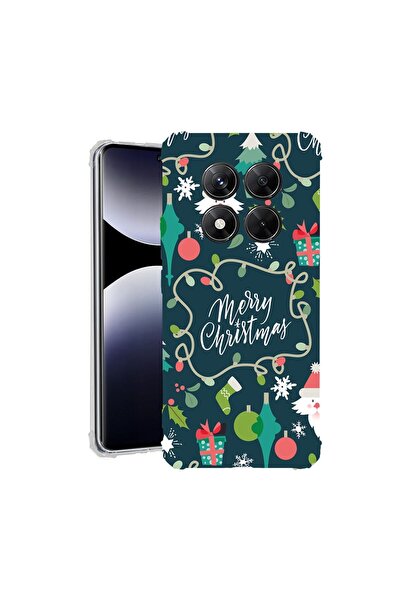 bestcase Husă pentru Xiaomi Redmi Note 15 Pro 5G cu design Crăciun Fericit, A...