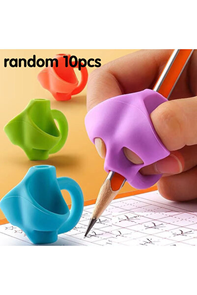 Choice1 10pcs 1/2/4/10/20pcs Three-Finger Children Pencil Pen Holder Silicone...