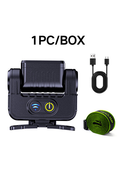 Choice black 1pc New Explosion-Proof Multi-Functional Magnetic Headlamp with ...