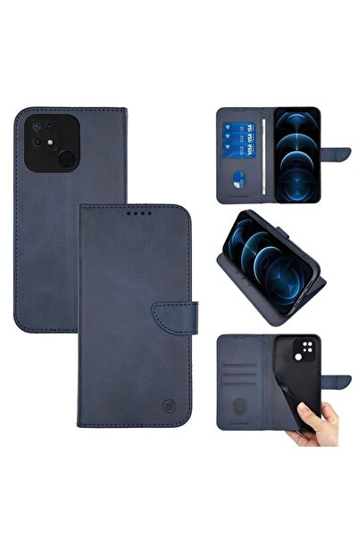 Sonique Θήκη Πορτοφόλι Urban Wallet Xiaomi Redmi 10C Μπλε Σκούρο
