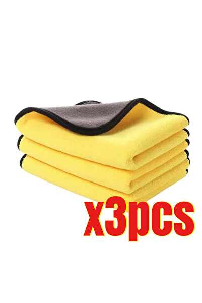 choice2 3 قطع من مناشف الميكروفايبر لغسيل السيارات 30*30 سم، قماش تنظيف وتجفي...