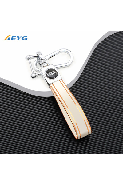 choice2 Gray-Gold High Quality TPU Keychain For Men Women Car KeyRing Girl Gi...