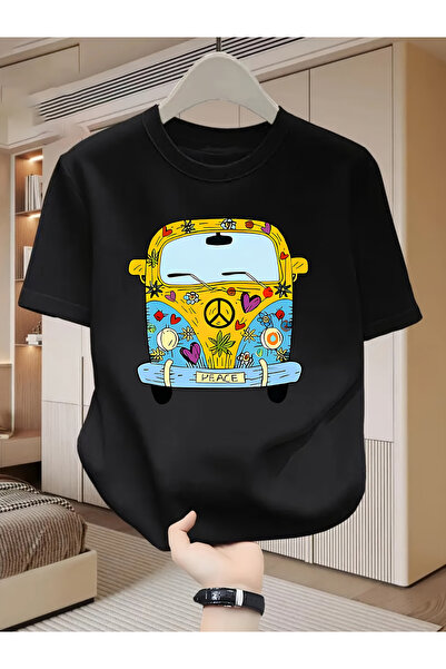 yiou trendy clothing تي شيرت رجالي بتصميم Y2K ريترو من الستينيات على طراز الهيبي