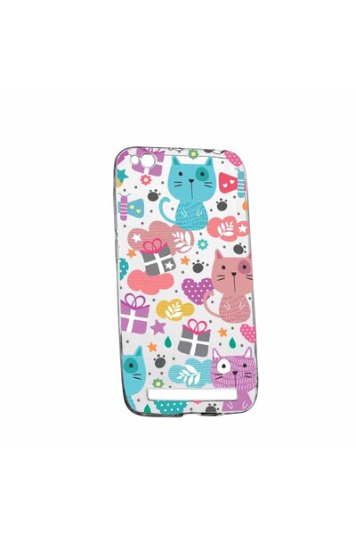 bestcase Husa Silicon, Transparent, Slim, Lovely Cat, Xiaomi Redmi 5A
