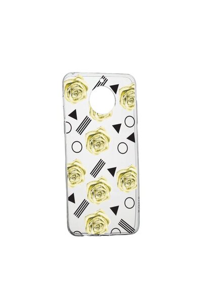 bestcase Θήκη σιλικόνης συμβατή με Xiaomi Redmi Note 9 Pro 5G, Κίτρινο Τριαντ...