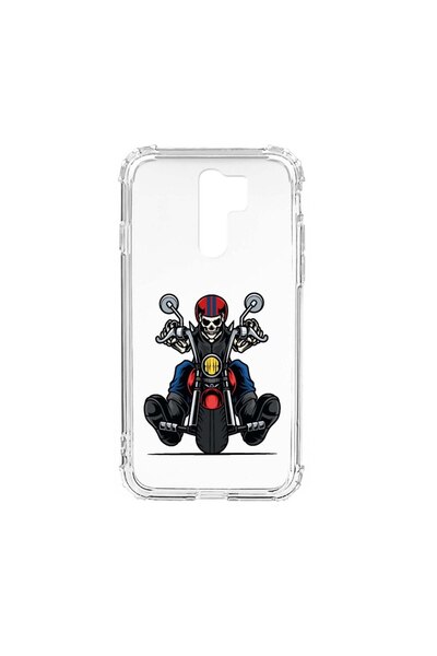bestcase Husa Anti Shock Silicon Compatibila cu Xiaomi Redmi 9, Biker, Milita...