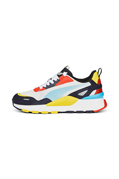 Puma حذاء رياضي للشباب من الجنسين RS 3.0 Future Vintage - أبيض