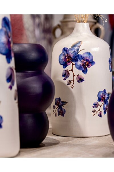 Dada Design Orkide Desenli El Yapımı Vazo