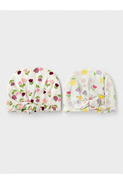 For My Baby Set of 2 Newborn Knotted Beanies