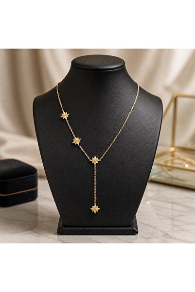 Alissa Accessories ALİSSAVİP FİGÜRLÜ ÇELİK KOLYE 316L PASLANMAZ, KARARMAZ, 26...