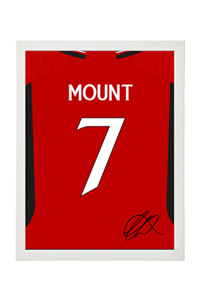 Boomah Accessories Mason Mount Manchester United 2023-24 Autographed Jersey P...