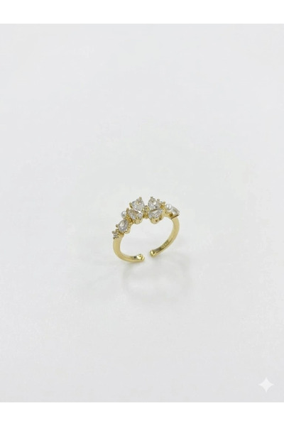 Twin Store Sweet Big Bow Design Stone Ring - Yz0231