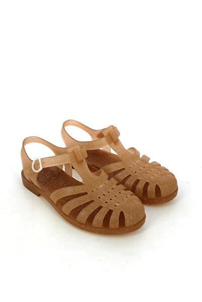 MEDUSE Sunmif Mat Crepe Paillete - Mat Kahverengi Kadın Sandalet